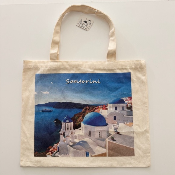Souanis Bros & Co Handbags - Santorini Canvas Tote Bag